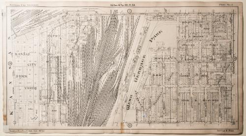 Map of Kansas City Stockyards, Plate 2