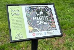 Book Walk sign at Gillham