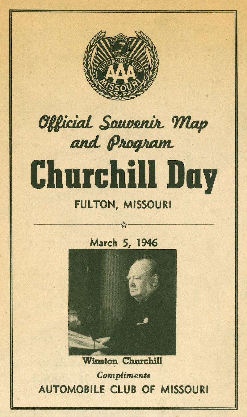Churchill Day souvenir program