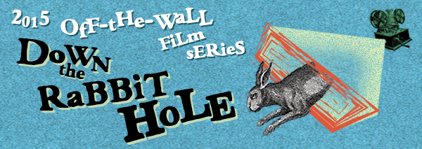 projector projecting rabbit falling through hole