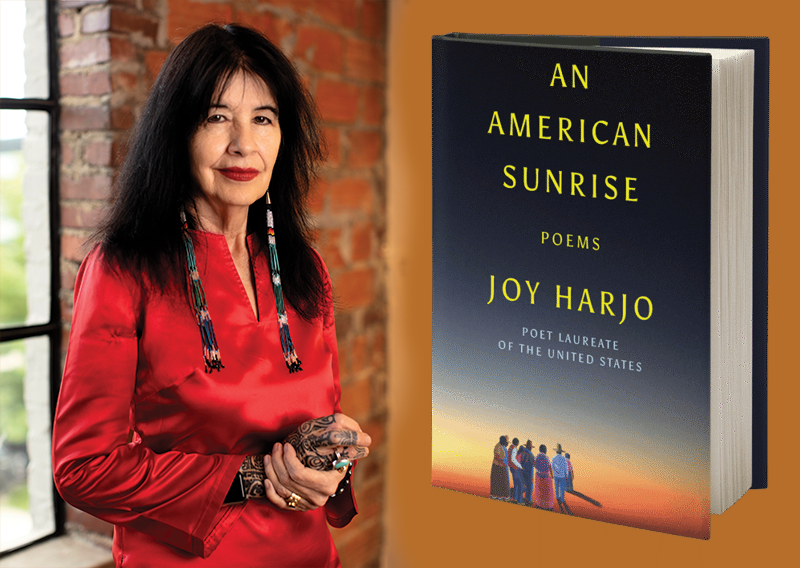 Joy Harjo and their book, 'An American Sunrise'