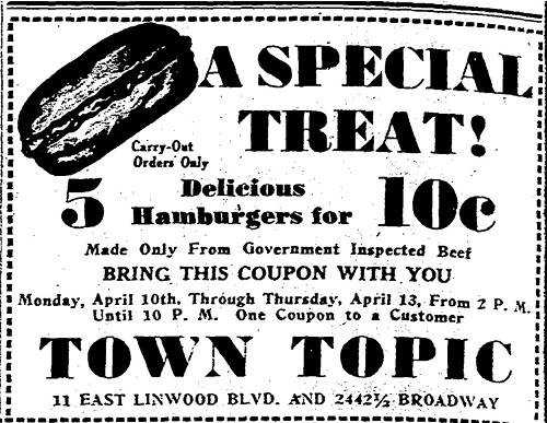newspaper clipping of coupon