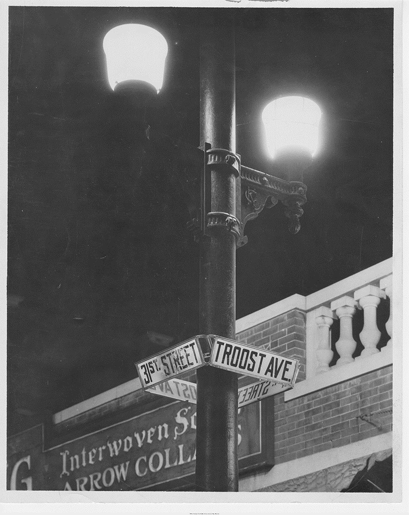 31st and Troost street sign