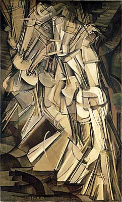 Nude Descending a Staircase, No. 2 by Marcel Duchamp, 1912