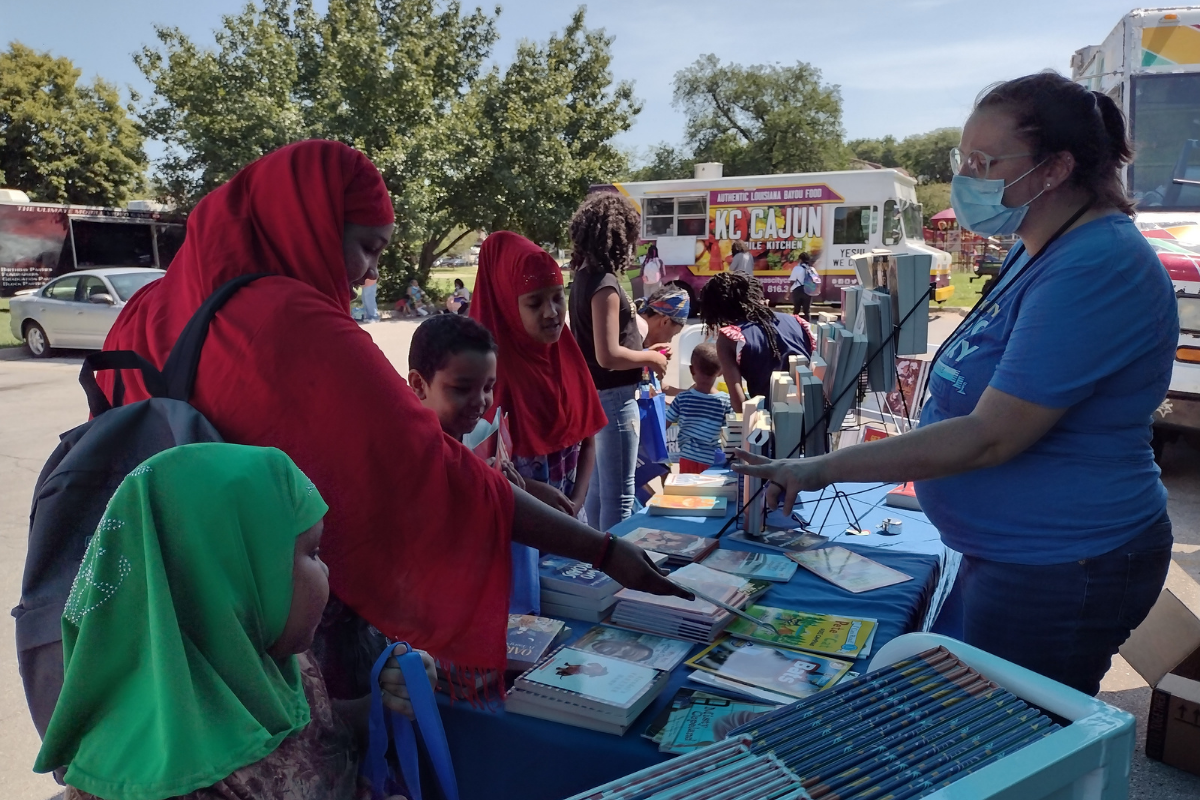 Clymer Community Center's back to school bash.