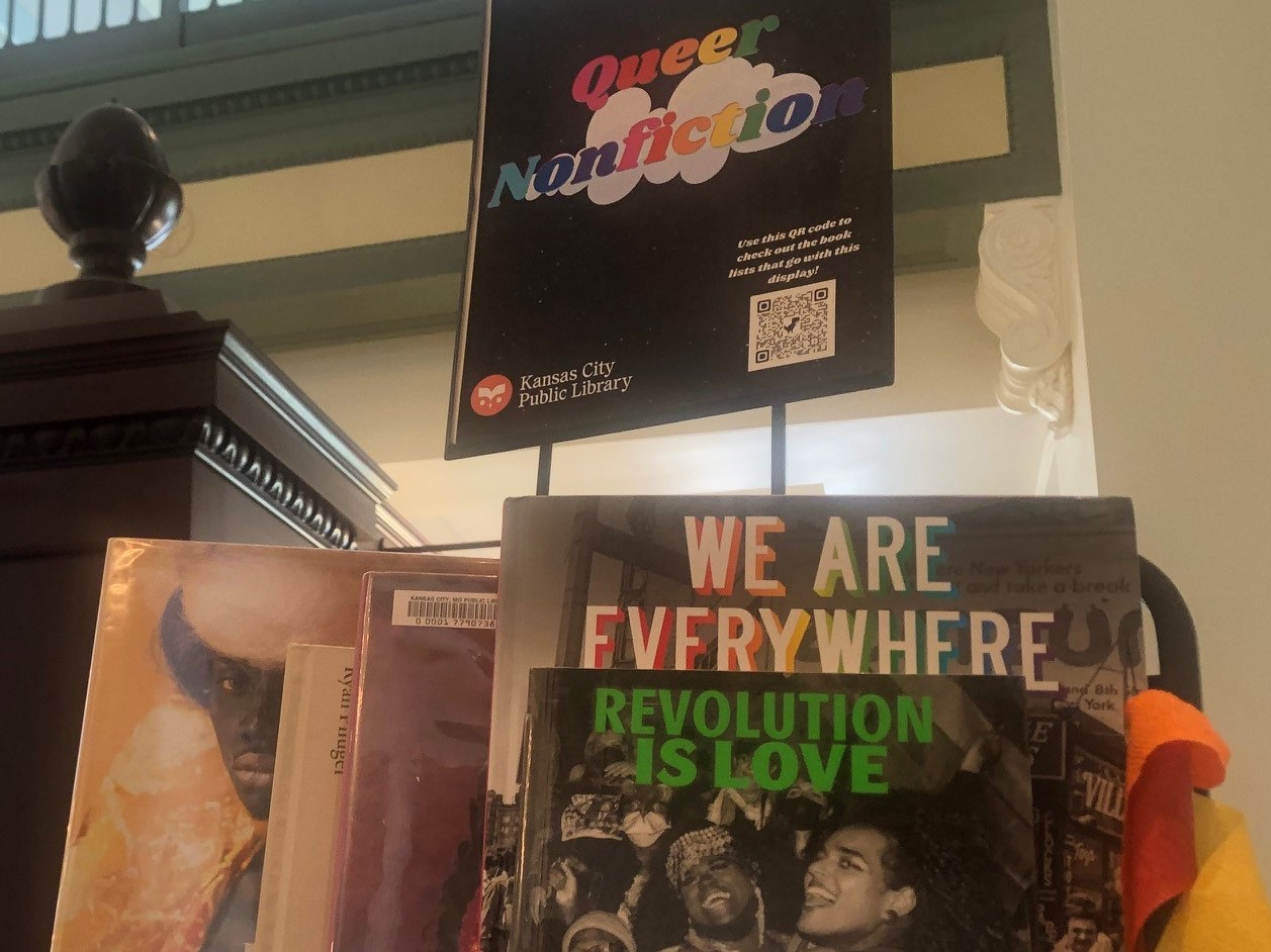 LGBT Pride Display in Central Library