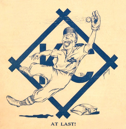 illustration of baseball player catching ball
