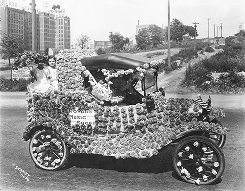 decorated Model T Ford