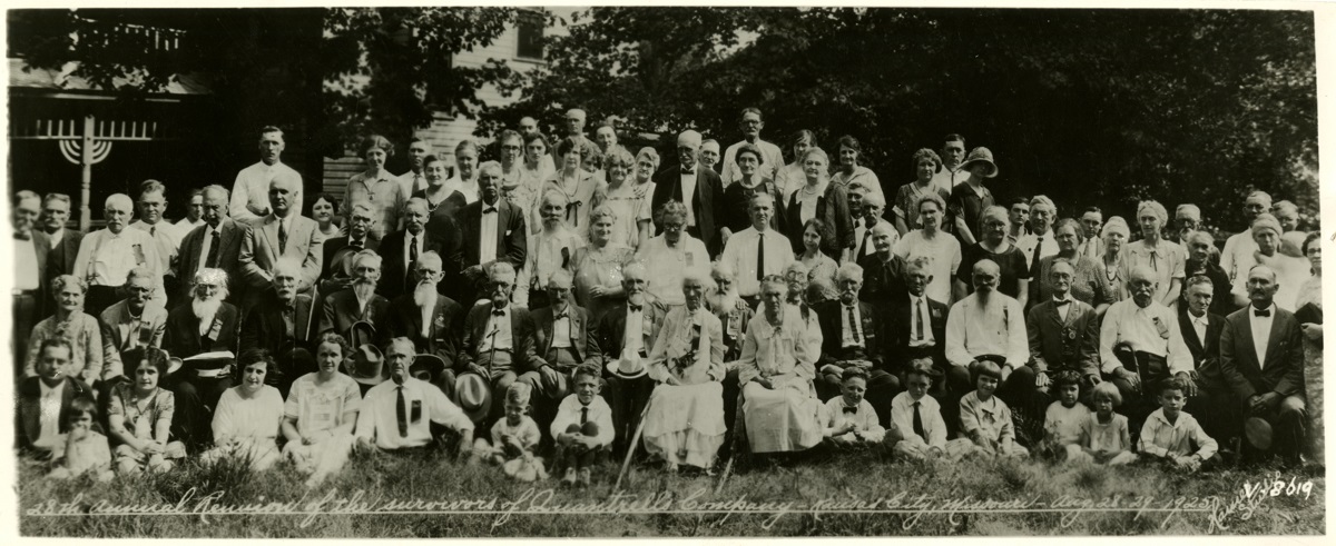 1925 Quantrill reunion participants.