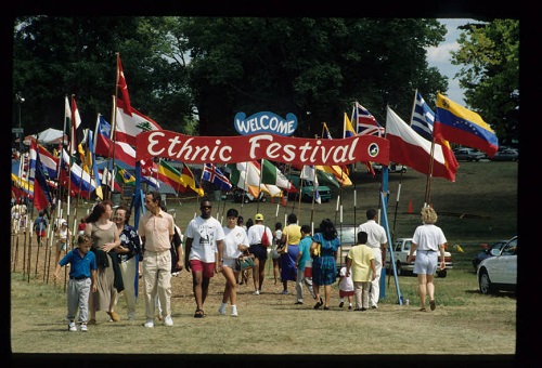 Entrance to the Ethnic Enrichment Festival
