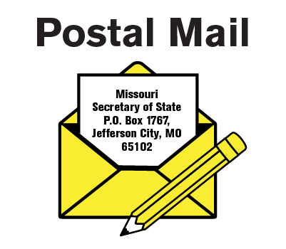 Missouri Secretary of State, P.O. Box 1767, Jefferson City, MO 65102