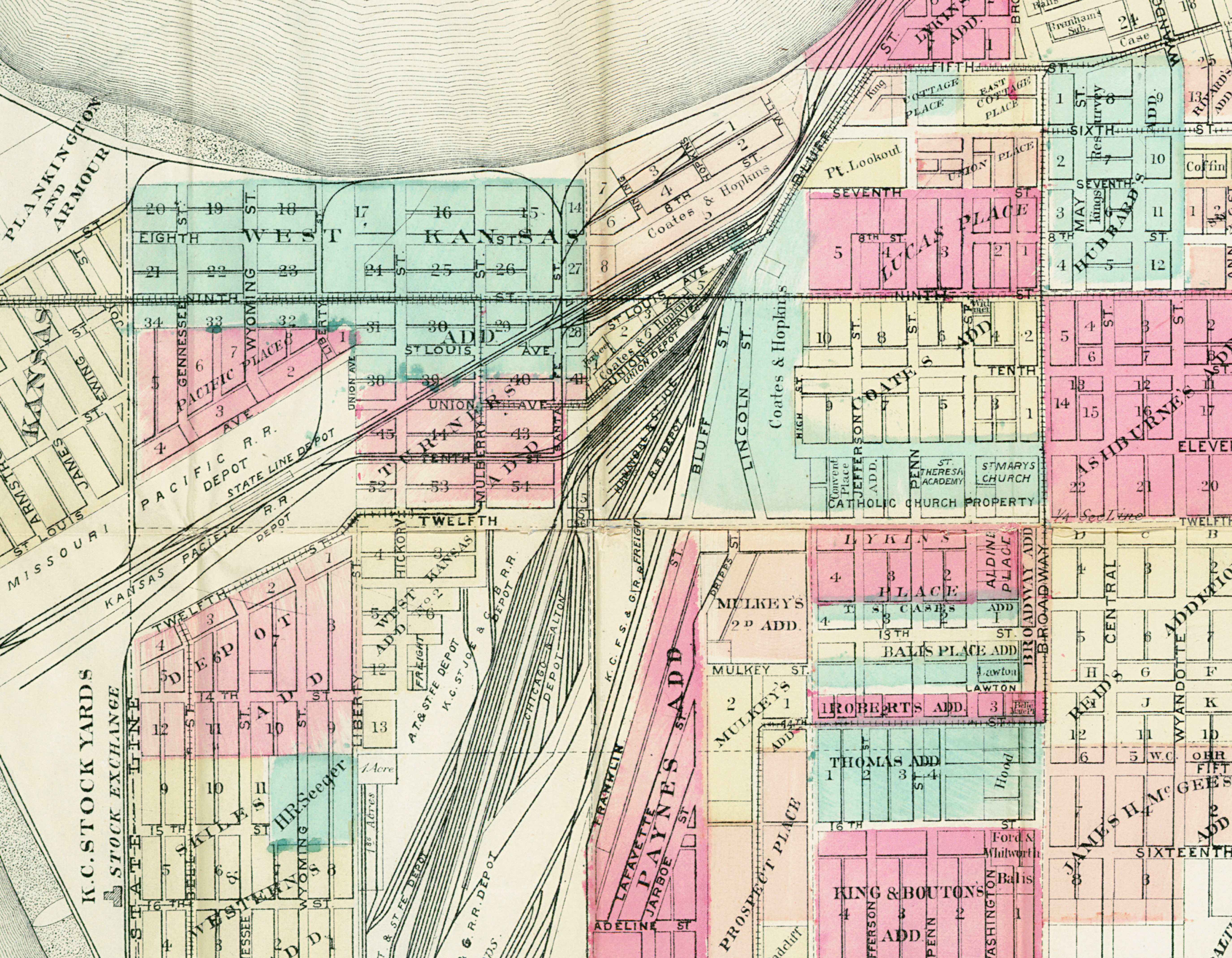 West Bottoms Kc Map What's Your Kc Q? Kansas City's Union Station | Kansas City Public Library