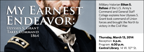 Ulysses S. Grant from cheekbones to chest