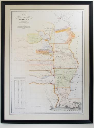 1837 Map of Western & Northern Frontier