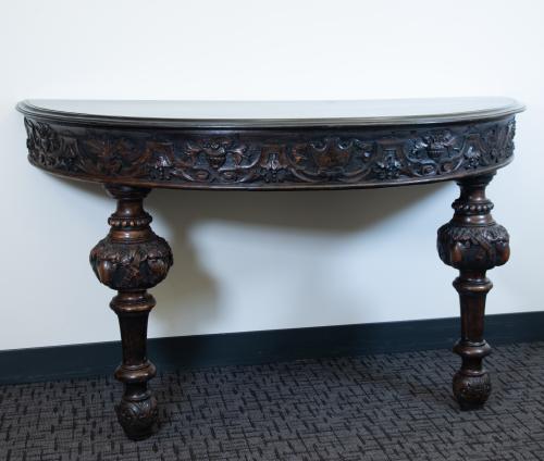 19th century Half-Moon Table