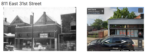 The new website, 1940.org, offers the option of contrasting past and present properties.