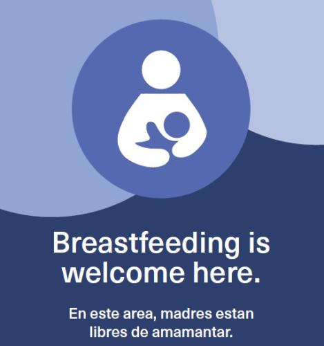 Breastfeeding is welcome 
