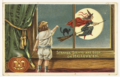 Halloween postcard