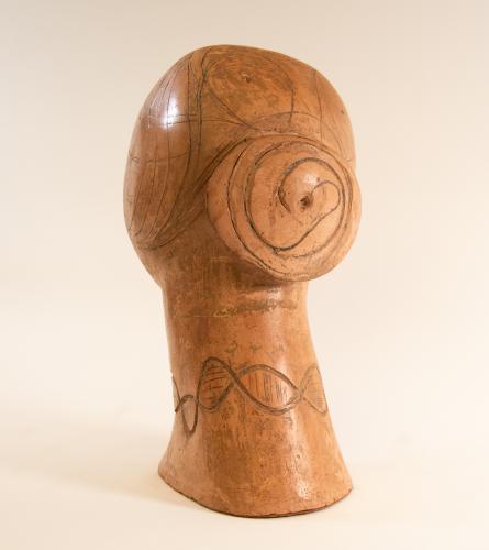 Terracotta Head, back