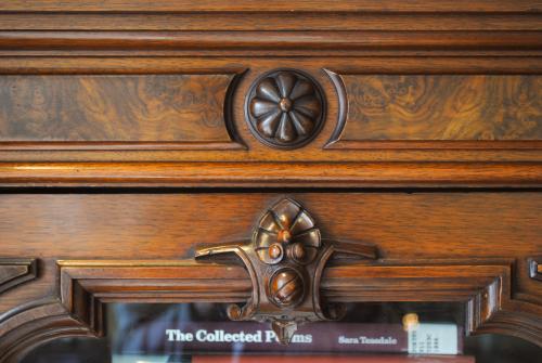 Renaissance Revival Bookcase detail