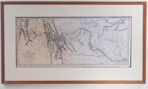 Reproduction a Map of Lewis and Clark's Track, Across the Western Portion of North America from the Mississippi to the Pacific Ocean; By Order of the Executive of the United States, in 1804, 5 and 6