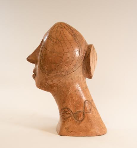 Terracotta Head, side