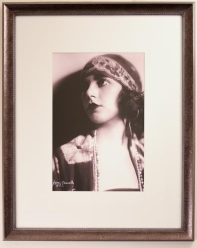 Portrait of Emma Haig with Head Scarf