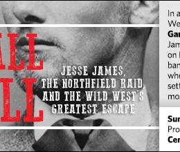 Jesse James from cheekbones to collar