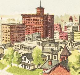 Postcard image of Kansas City