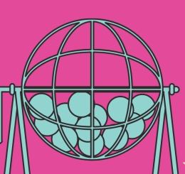 illustration of bingo tumbler