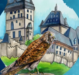 illustrations of ancient buildings