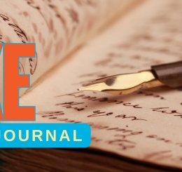 fountain pen on journal