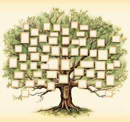illustration of family tree