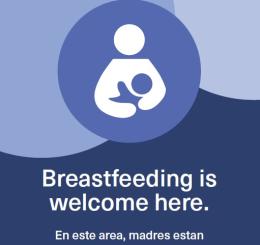 Breastfeeding is welcome 