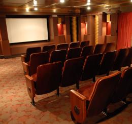 Theater seating in low light