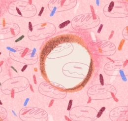 illustration of donut