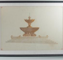 Fountain Elevation Drawing