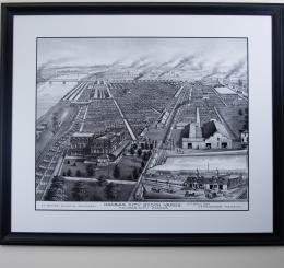 Kansas City Stockyards Depiction
