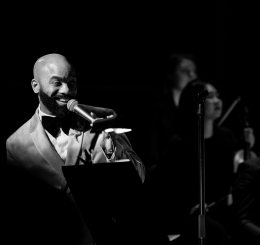 Jazz vocalists Lee Langston