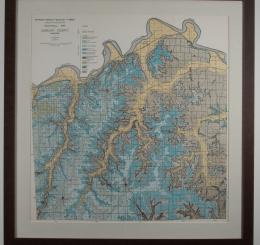 Missouri Bureau of Geology and Mines Map of Jackson County, MO