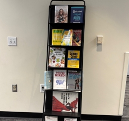 New Year, New You display in 3N at the Central Library