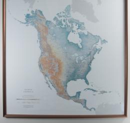 Raven Maps and Images Map of North America