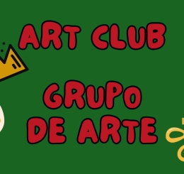 illustrations of craft supplies and saxophone