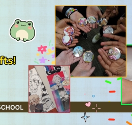 4 photos of crafting