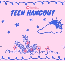 illustration of flowers, cloud, and sun