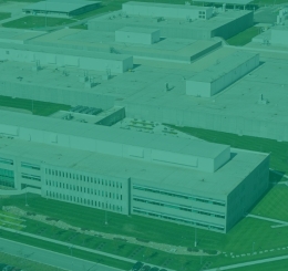 aerial photo of factory