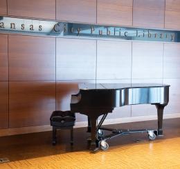 Steinway piano, closed