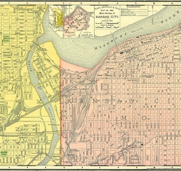 Rand, McNally & Co.’s Map of Kansas City, 1895. Kansas City Public Library