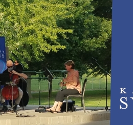 orchestra plays outside