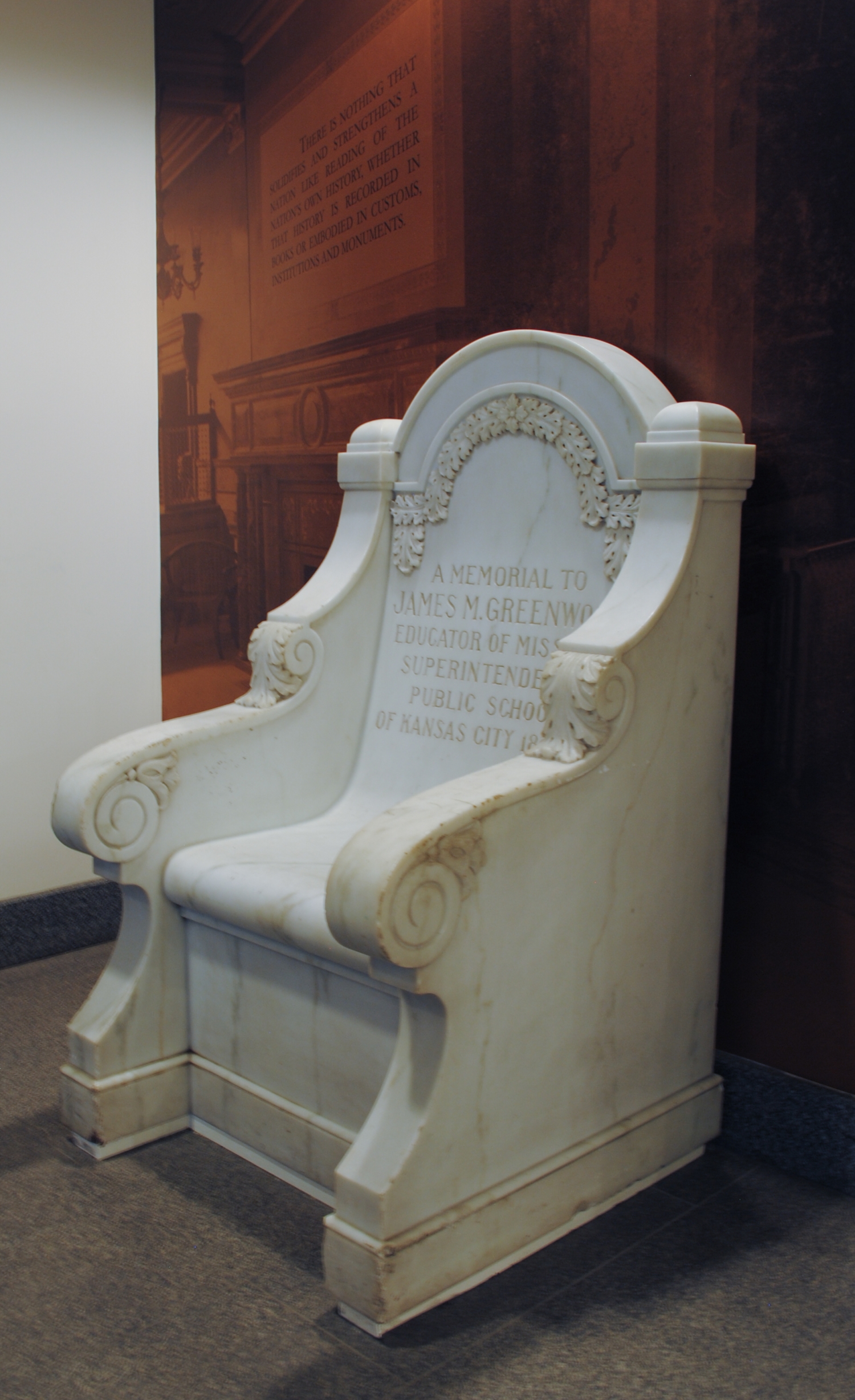 James M Greenwood Memorial Chair